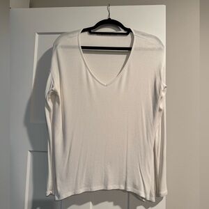 Michael Stars women’s size XS long sleeve white ribbed tee